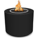 TOP Fires by The Outdoor Plus Beverly 30-Inch Round Powder Coated Steel Gas Fire Pit