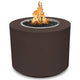 TOP Fires by The Outdoor Plus Beverly 30-Inch Round Powder Coated Steel Gas Fire Pit