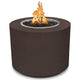 TOP Fires by The Outdoor Plus Beverly 30-Inch Round Powder Coated Steel Gas Fire Pit