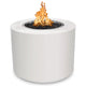 TOP Fires by The Outdoor Plus Beverly 30-Inch Round Powder Coated Steel Gas Fire Pit