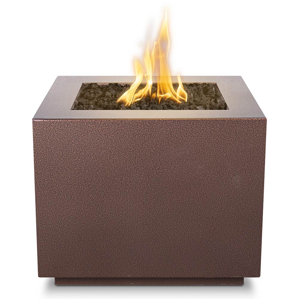 TOP Fires by The Outdoor Plus Forma 60x60-Inch Square Powder Coated Steel Gas Fire Pit