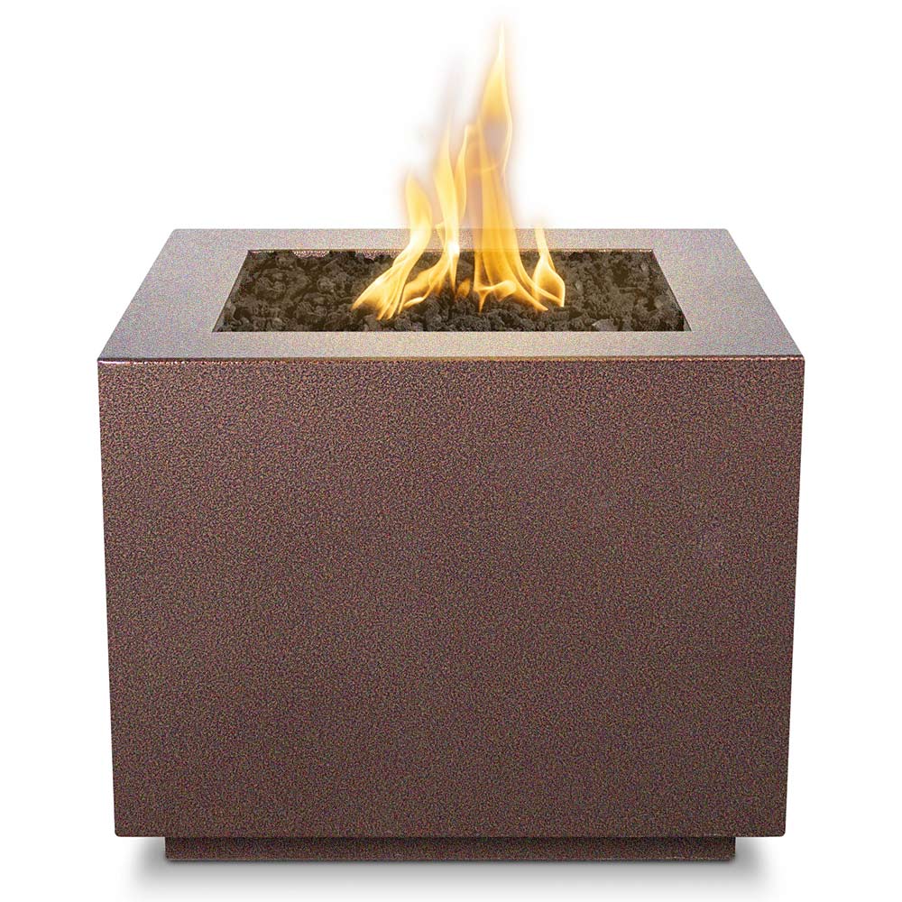 TOP Fires by The Outdoor Plus Forma 60x60-Inch Square Powder Coated Steel Gas Fire Pit