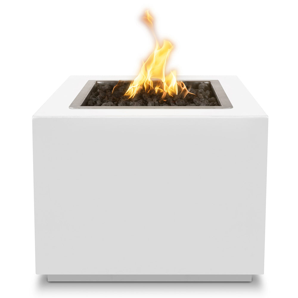 TOP Fires by The Outdoor Plus Forma 42x42-Inch Square Powder Coated Steel Gas Fire Pit