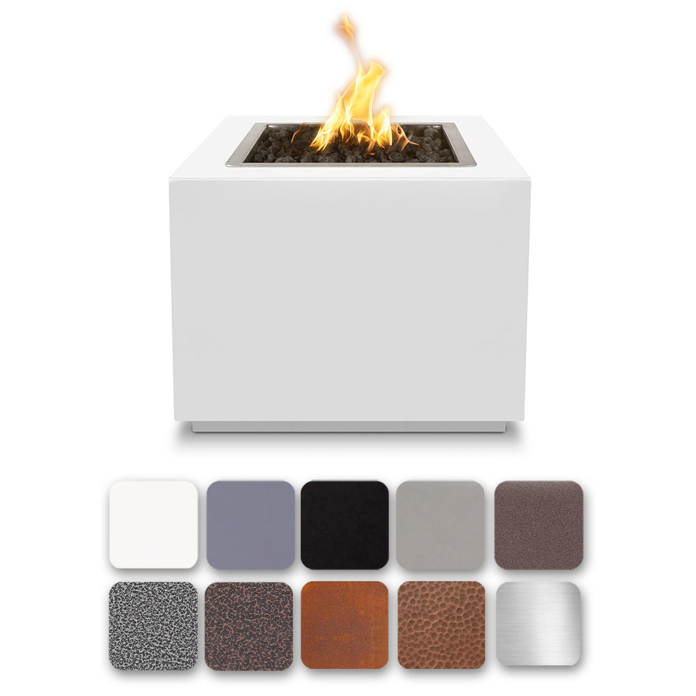TOP Fires by The Outdoor Plus Forma 42x42-Inch Square Corten Steel Gas Fire Pit