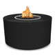 TOP Fires by The Outdoor Plus Beverly 42-Inch Round Powder Coated Steel Gas Fire Pit