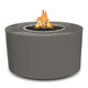 TOP Fires by The Outdoor Plus Beverly 42-Inch Round Powder Coated Steel Gas Fire Pit