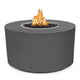 TOP Fires by The Outdoor Plus Beverly 42-Inch Round Powder Coated Steel Gas Fire Pit