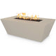 TOP Fires by The Outdoor Plus Angelus 60x36-Inch Linear Concrete Gas Fire Pit