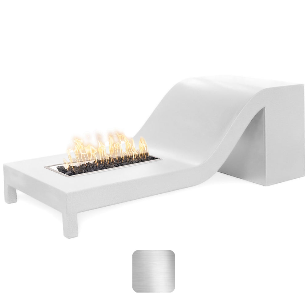 TOP Fires by The Outdoor Plus Alto Linear Stainless Steel Match Light Gas Fire Pit