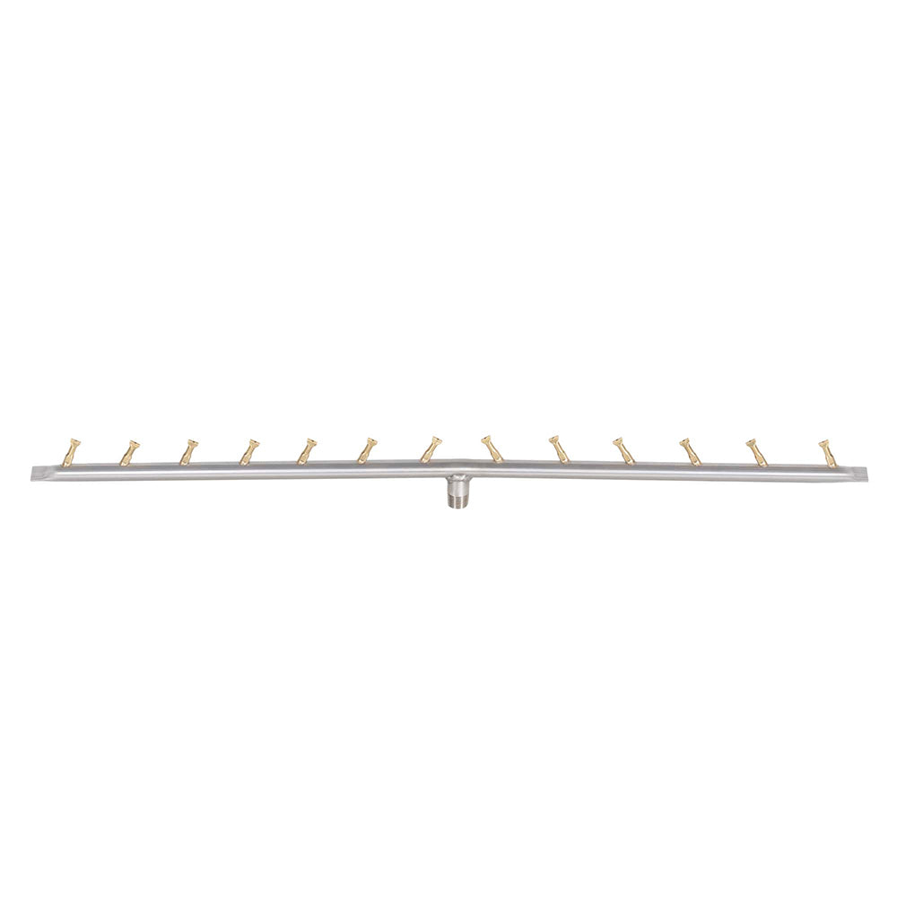 The Outdoor Plus Stainless Steel Linear Bullet Gas Fire Pit Burner