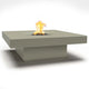 TOP Fires by The Outdoor Plus Balboa 48x48-Inch Square Concrete Gas Fire Pit
