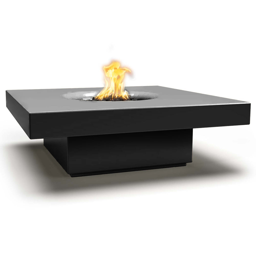 TOP Fires by The Outdoor Plus Balboa 48x48-Inch Square Concrete Gas Fire Pit
