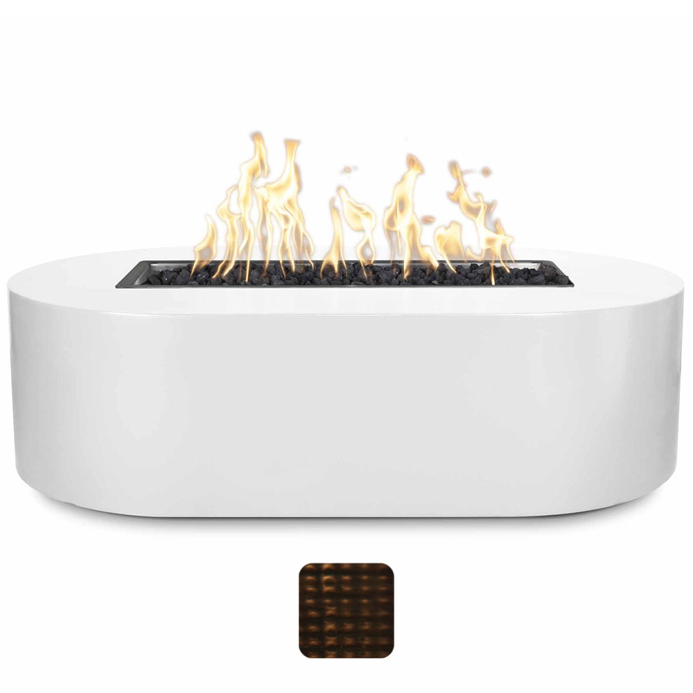 TOP Fires by The Outdoor Plus Bispo Oval Copper Gas Fire Pit