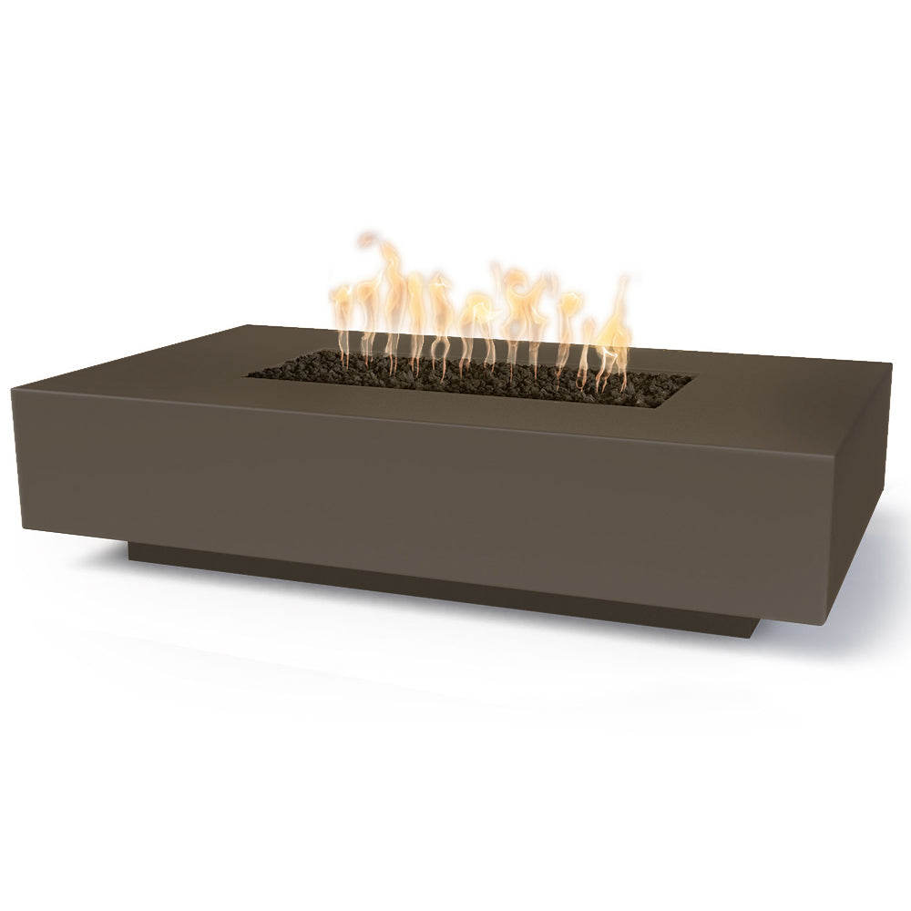 TOP Fires by The Outdoor Plus Cabo 56x38-Inch Linear Concrete Gas Fire Pit