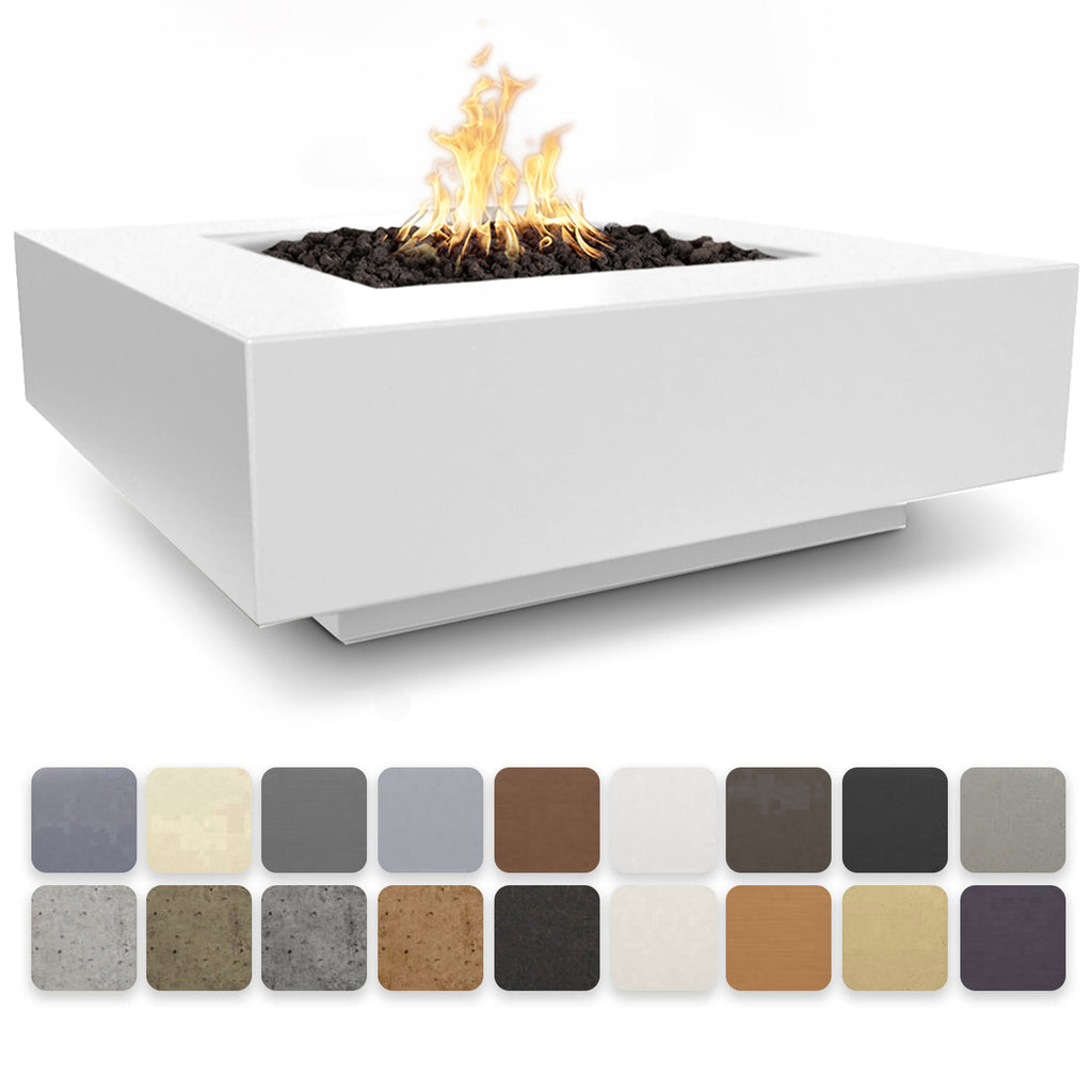 TOP Fires by The Outdoor Plus Cabo Square Concrete Gas Fire Pit
