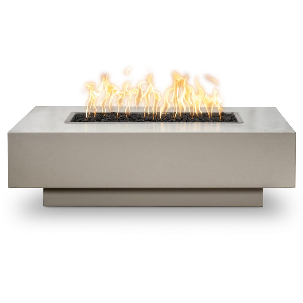 TOP Fires by The Outdoor Plus Coronado 48x28-Inch Linear Powder Coated Steel Gas Fire Pit