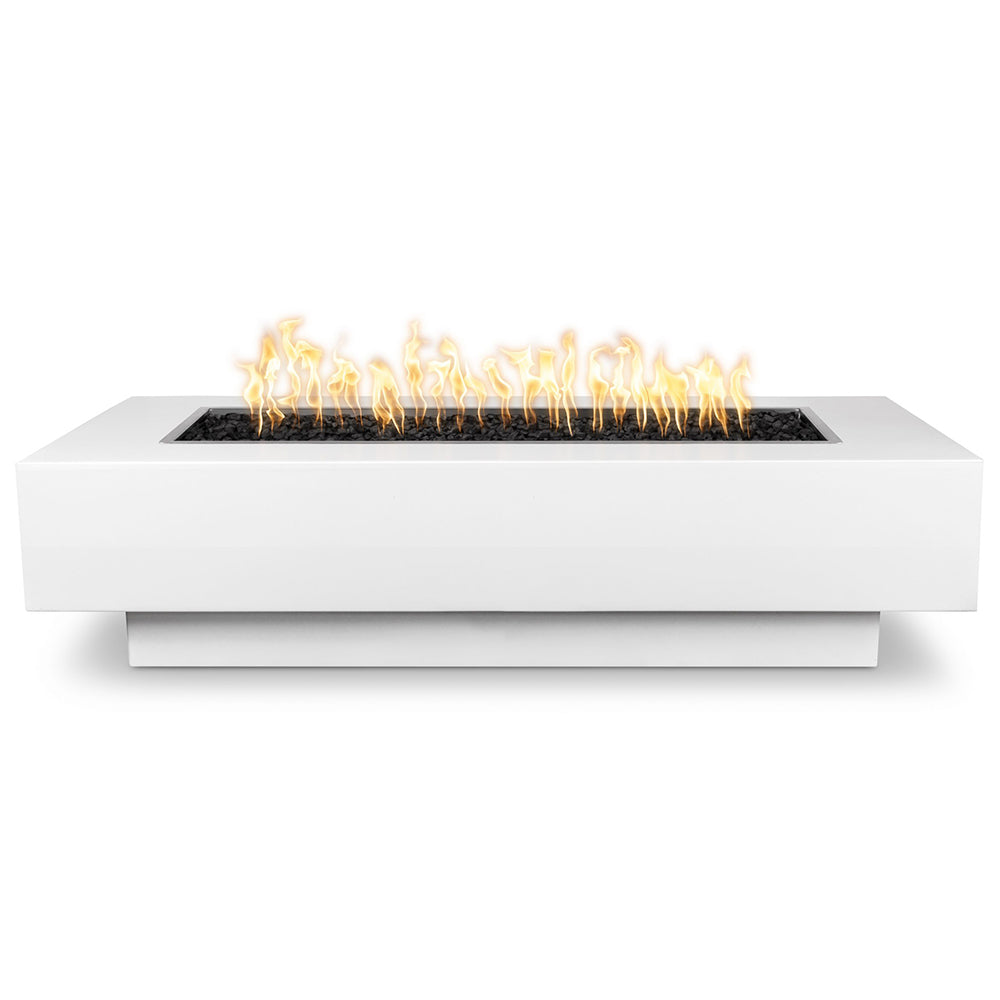 TOP Fires by The Outdoor Plus Coronado 72x28-Inch Linear Powder Coated Steel Gas Fire Pit