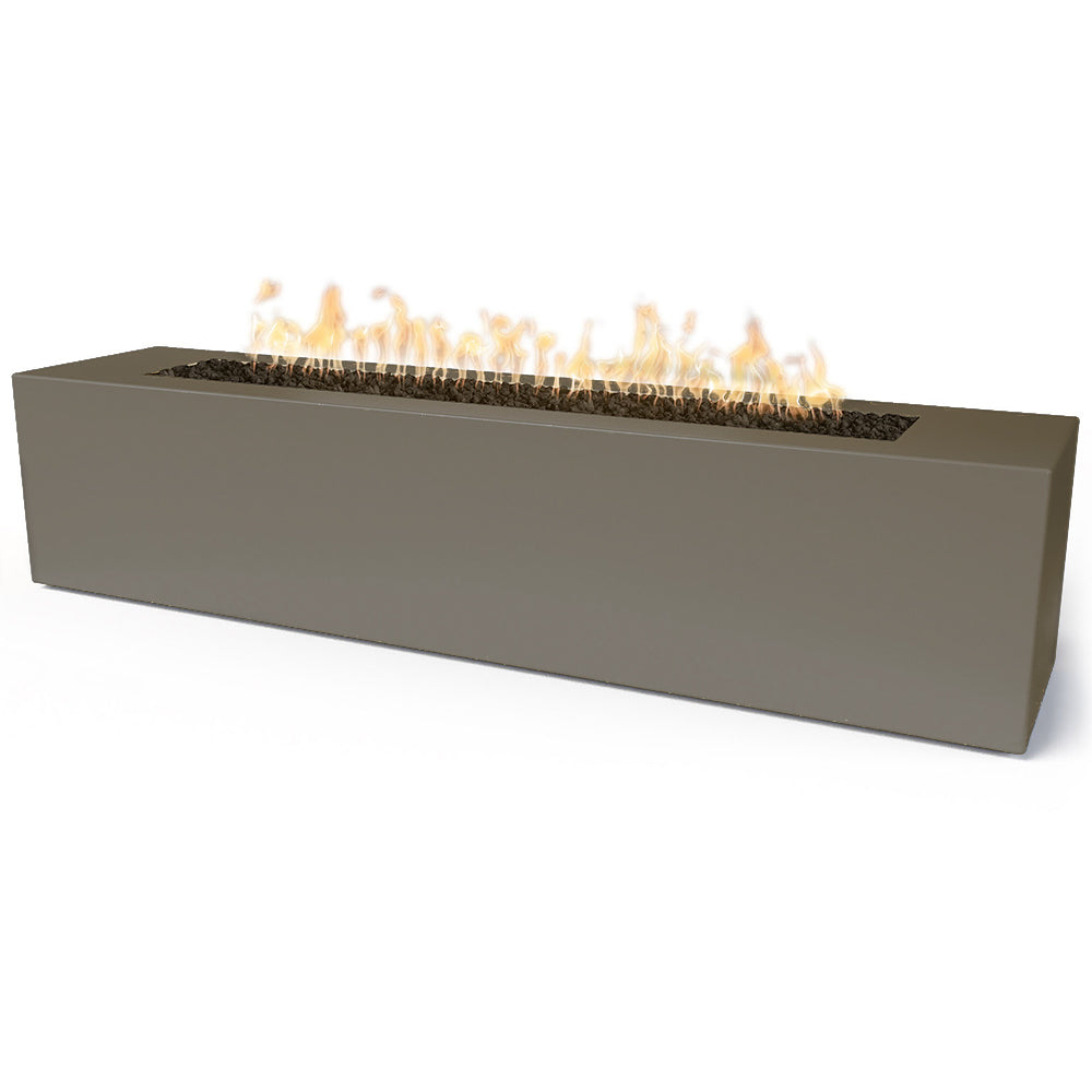 TOP Fires by The Outdoor Plus Carmen 72x16x24-Inch Linear Concrete Gas Fire Pit