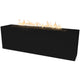 TOP Fires by The Outdoor Plus Carmen 72x24-Inch Linear Powder Coated Steel Gas Fire Pit