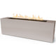 TOP Fires by The Outdoor Plus Carmen 72x24-Inch Linear Powder Coated Steel Gas Fire Pit