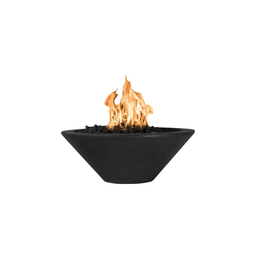 TOP Fires by The Outdoor Plus Cazo Round Powder Coat Gas Fire Bowl