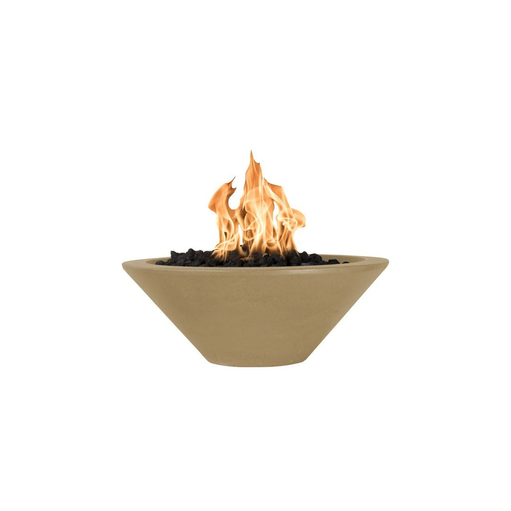 TOP Fires by The Outdoor Plus Cazo Round Concrete Gas Fire Bowl