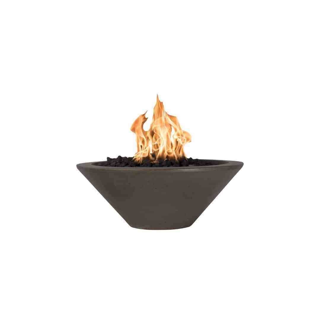 TOP Fires by The Outdoor Plus Cazo Round Concrete Gas Fire and Water Bowl
