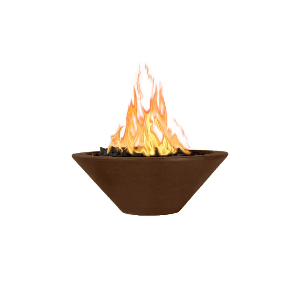 TOP Fires by The Outdoor Plus Cazo Round Concrete Gas Fire Bowl