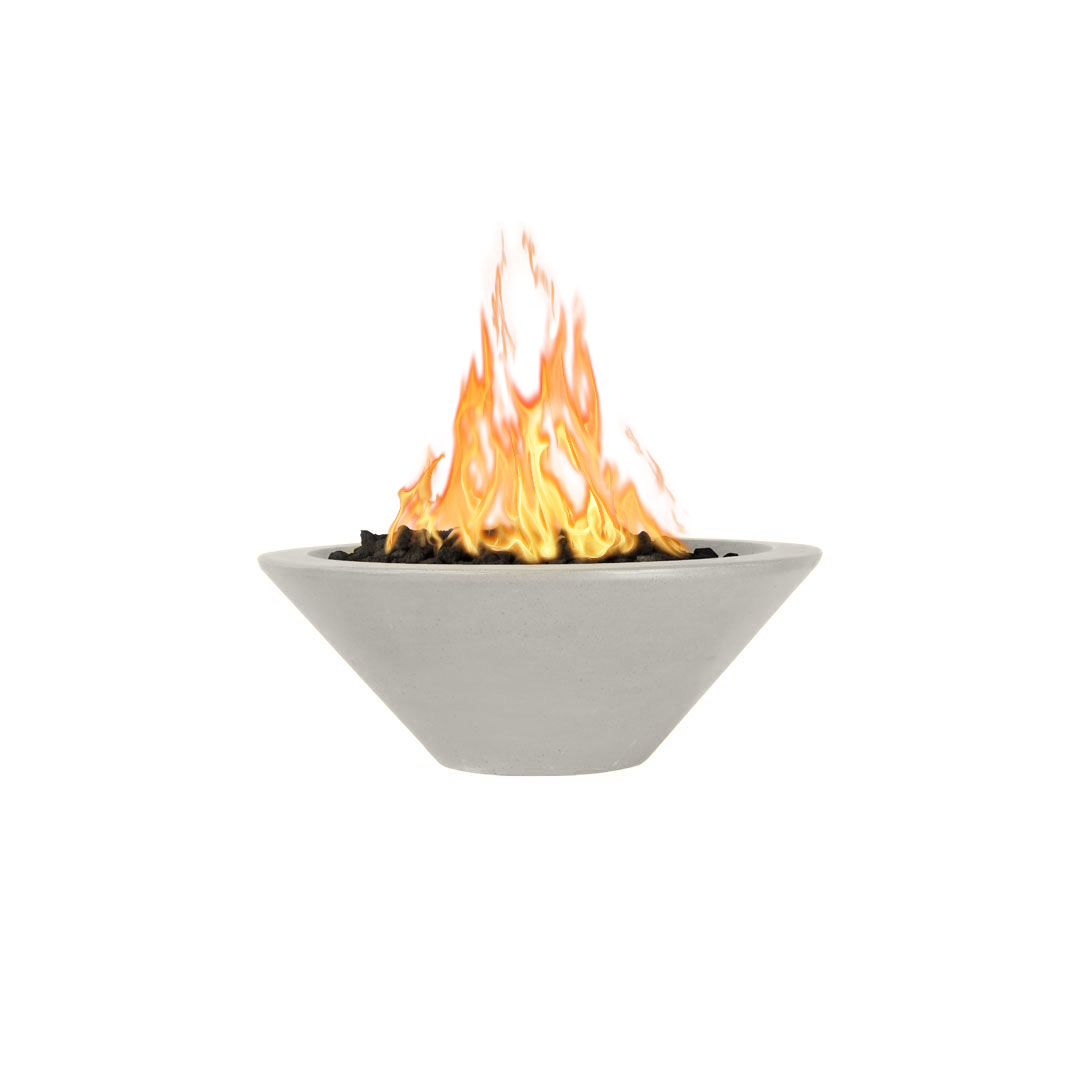 TOP Fires by The Outdoor Plus Cazo Round Concrete Gas Fire Bowl