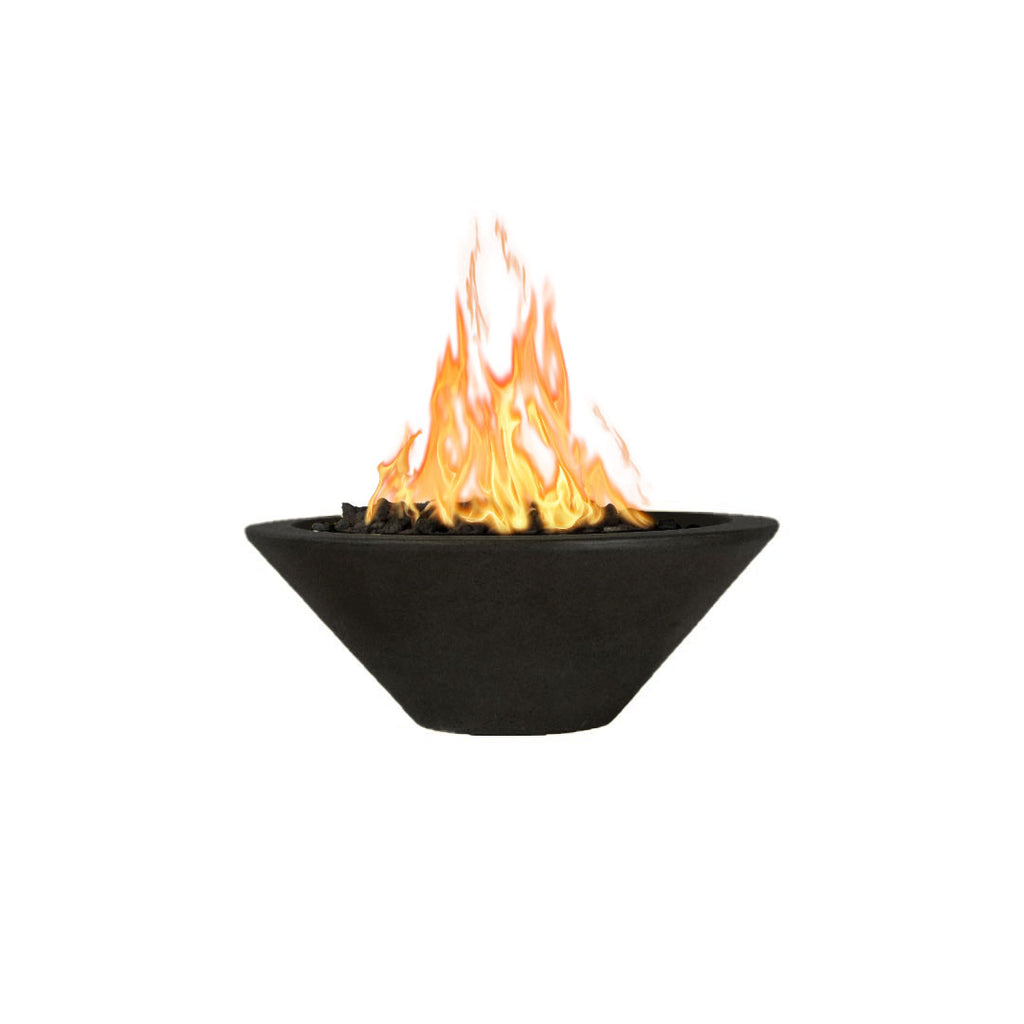 TOP Fires by The Outdoor Plus Cazo Round Concrete Gas Fire Bowl