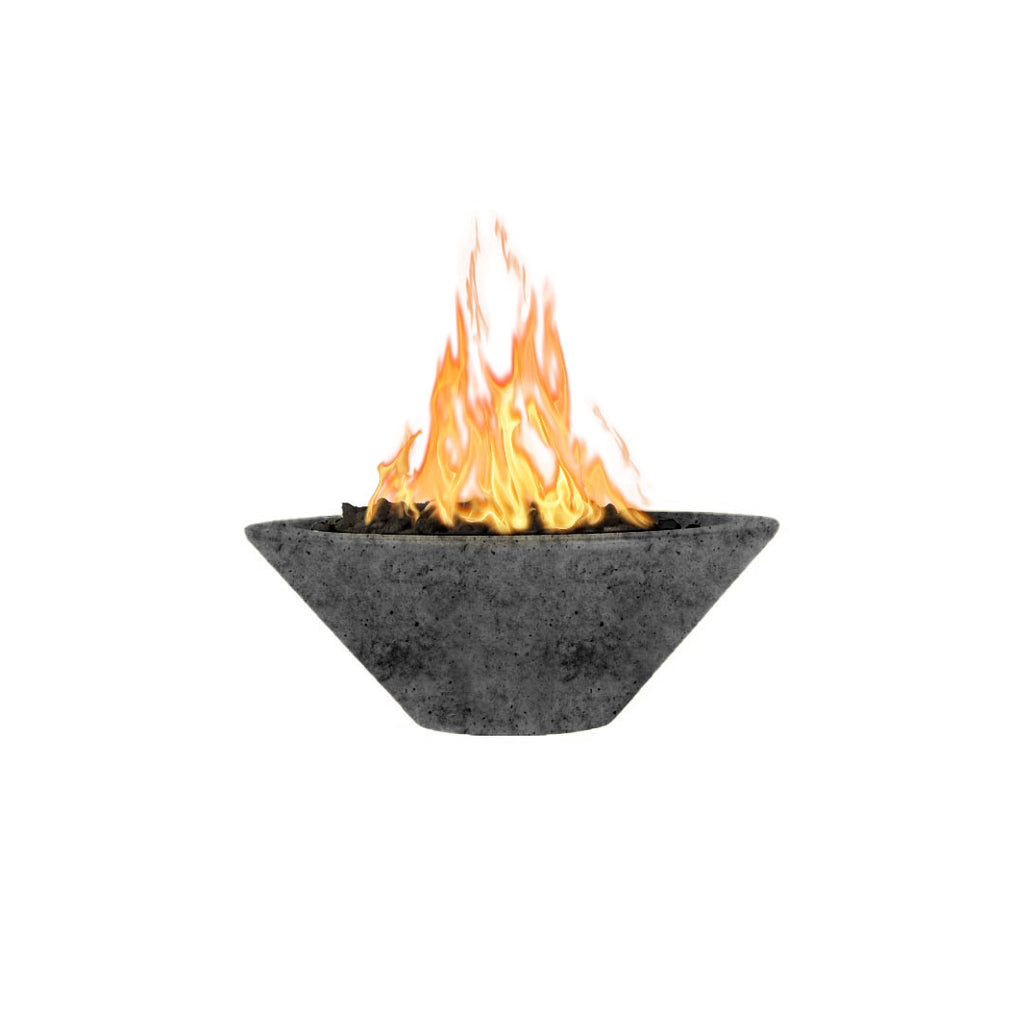 TOP Fires by The Outdoor Plus Cazo Round Concrete Gas Fire Bowl