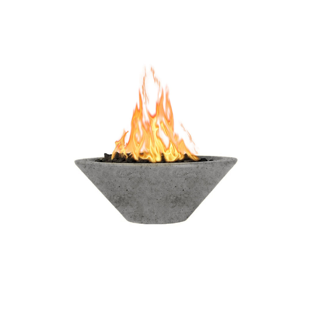 TOP Fires by The Outdoor Plus Cazo Round Concrete Gas Fire Bowl