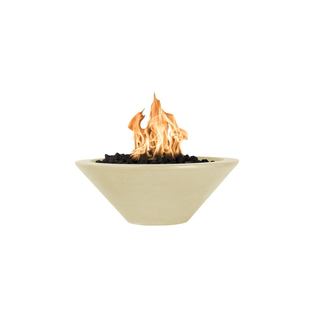 TOP Fires by The Outdoor Plus Cazo Round Concrete Gas Fire Bowl