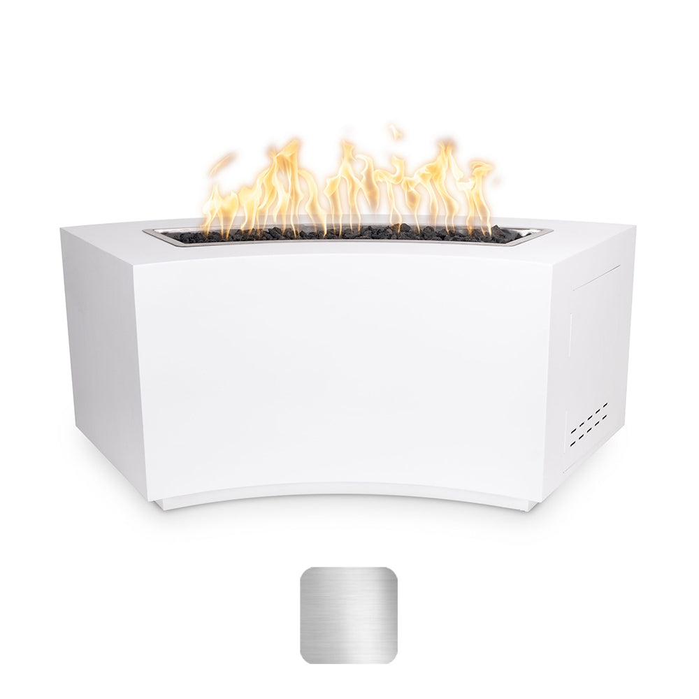 TOP Fires by The Outdoor Plus Dixie Linear Stainless Steel Gas Fire Pit