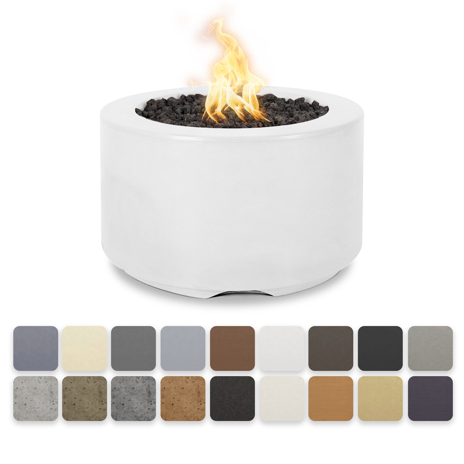 TOP Fires by The Outdoor Plus Florence 32-Inch Mini Concrete Gas Fire ...