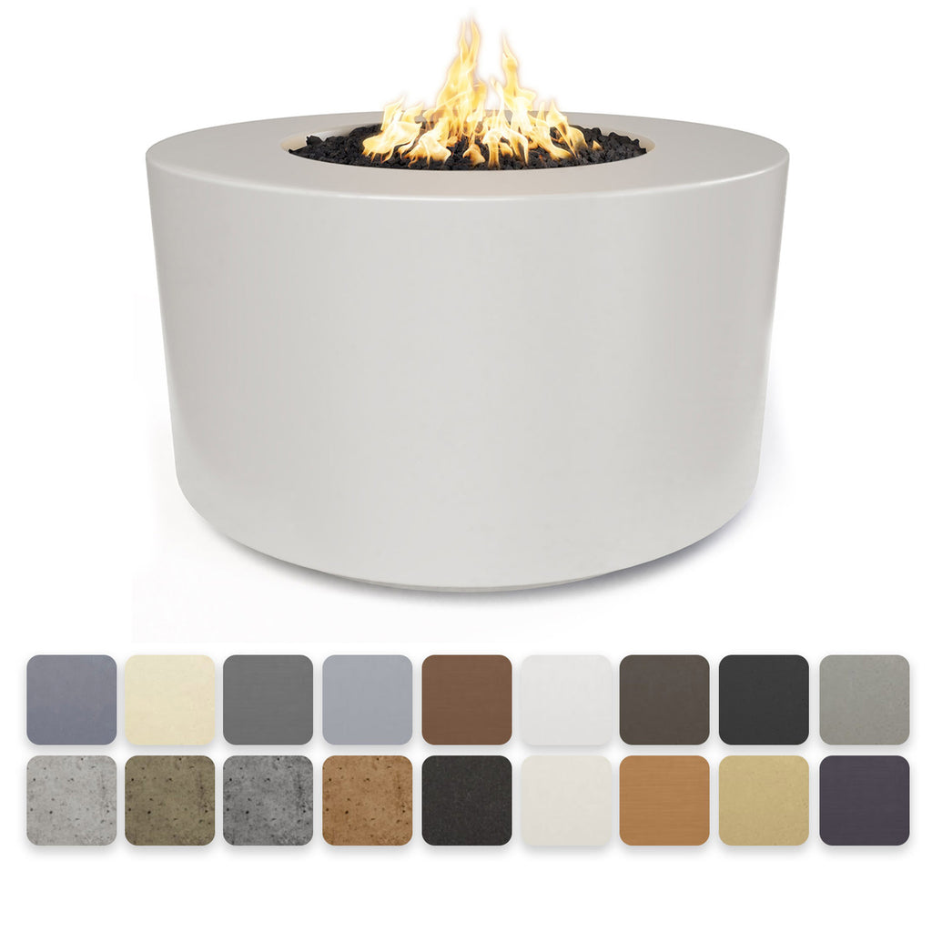 TOP Fires by The Outdoor Plus Florence 42-Inch Tall Concrete Gas Fire Pit