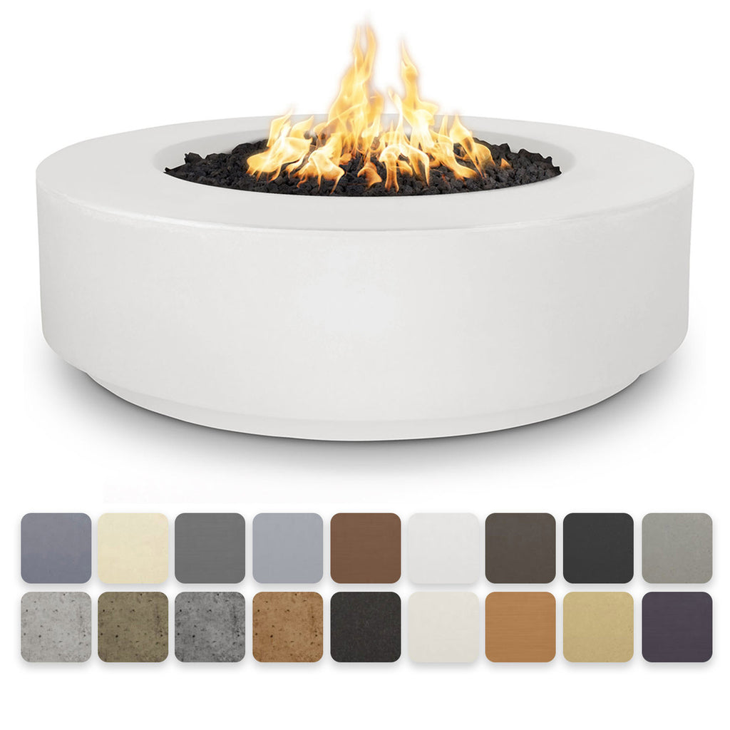 TOP Fires by The Outdoor Plus Florence 42-Inch Low Proile Concrete Gas Fire Pit