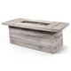 TOP Fires by The Outdoor Plus OPT-GRVWG60x Grove Wood Grain Fire Pit, 60x28-Inches