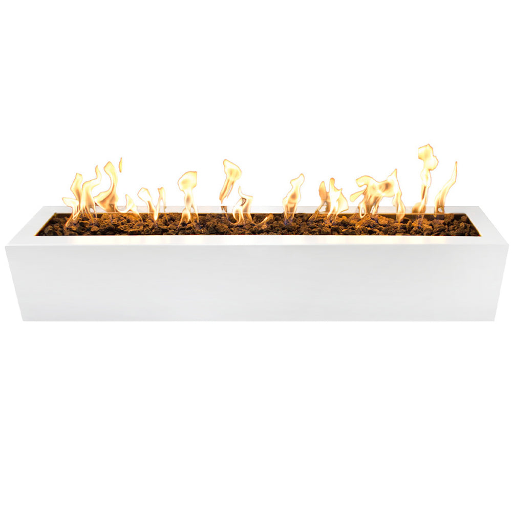 TOP Fires by The Outdoor Plus Eaves 72x10-Inch Linear Powder Coated Steel Gas Fire Pit