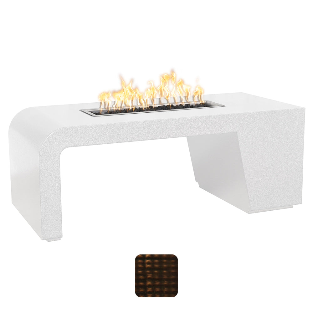 TOP Fires by The Outdoor Plus Maywood Linear Copper Gas Fire Pit