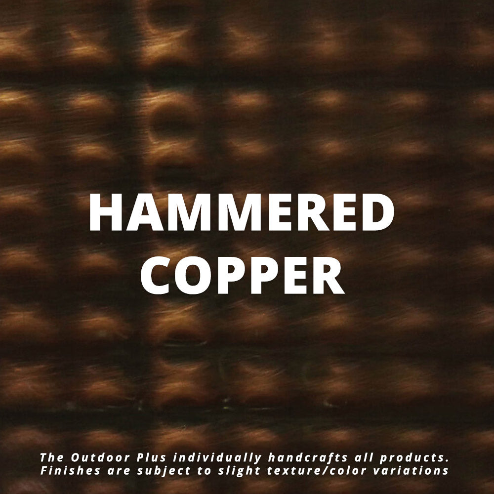 TOP Fires by The Outdoor Plus Maywood Linear Copper Gas Fire Pit