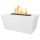 TOP Fires by The Outdoor Plus Mesa 48x24-Inch Linear Powder Coated Steel Gas Fire Pit