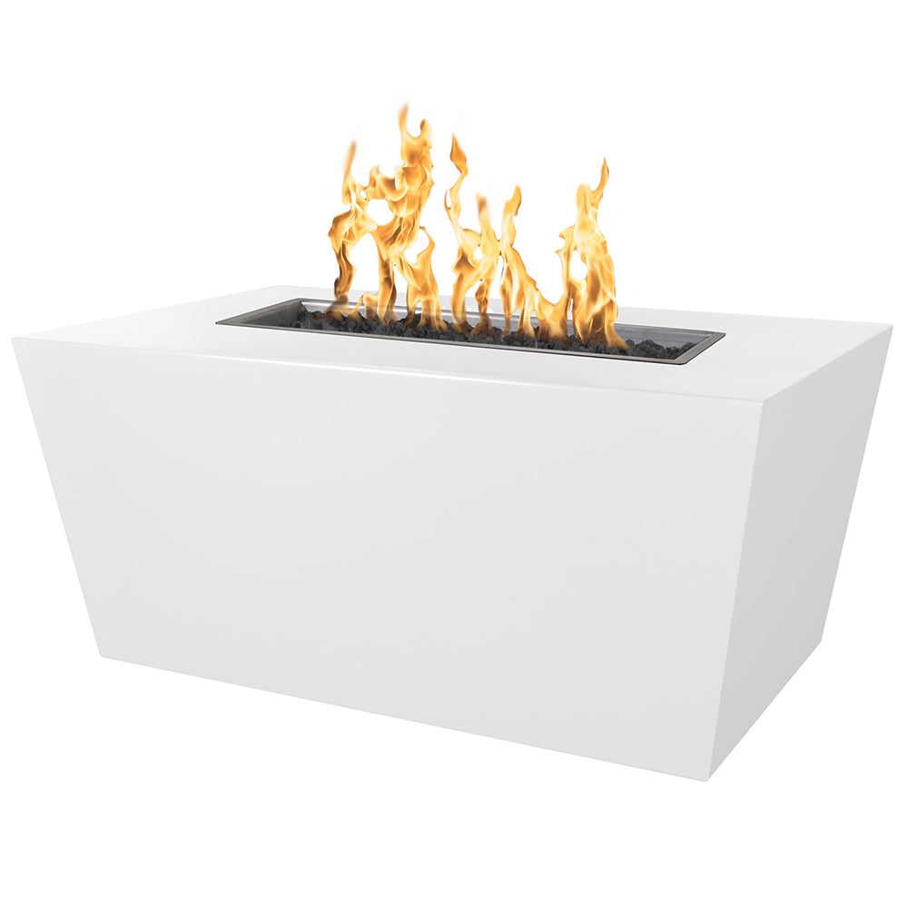 TOP Fires by The Outdoor Plus Mesa 60x24-Inch Linear Powder Coated Steel Gas Fire Pit