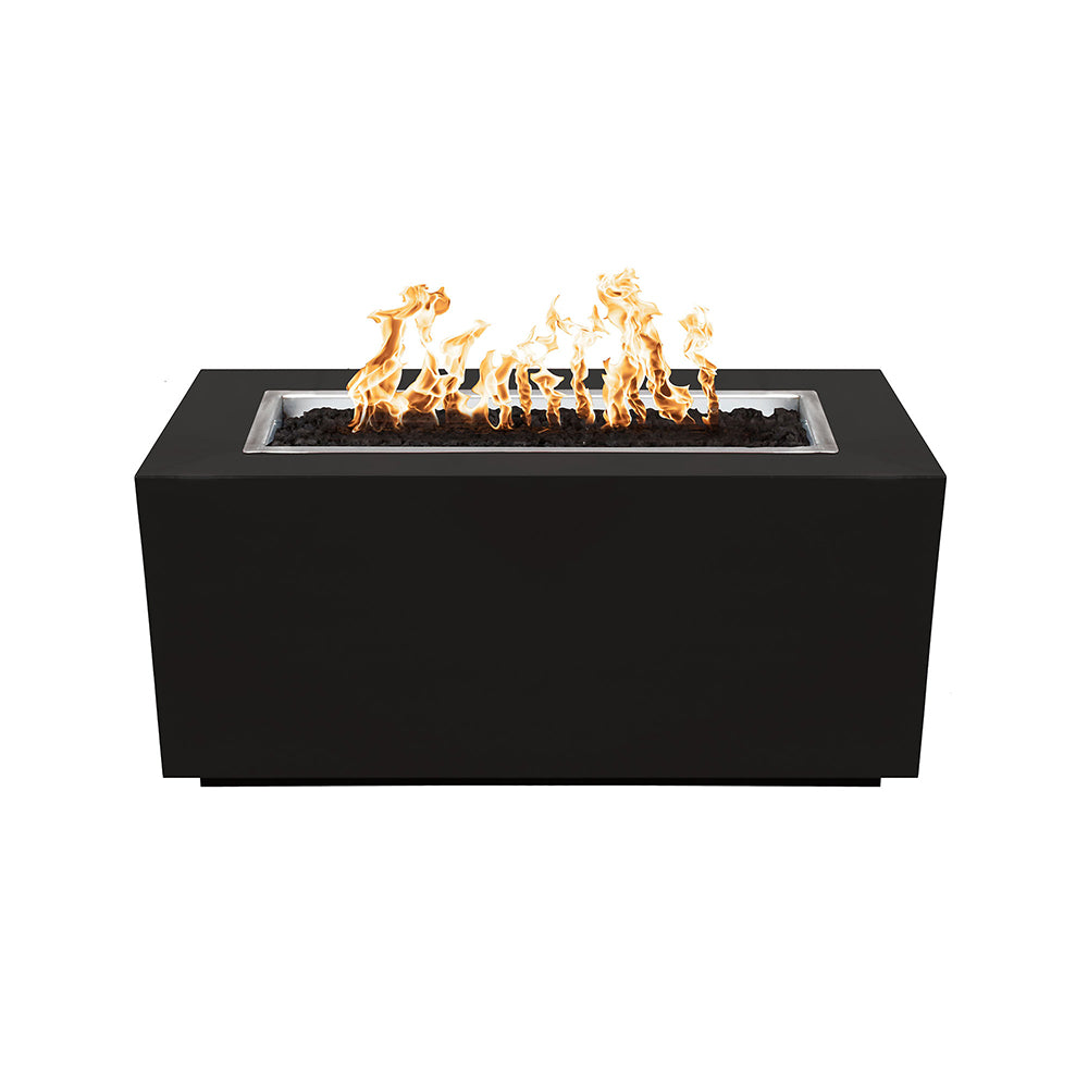 TOP Fires by The Outdoor Plus Pismo 60x24-Inch Linear Powder Coated Steel Gas Fire Pit