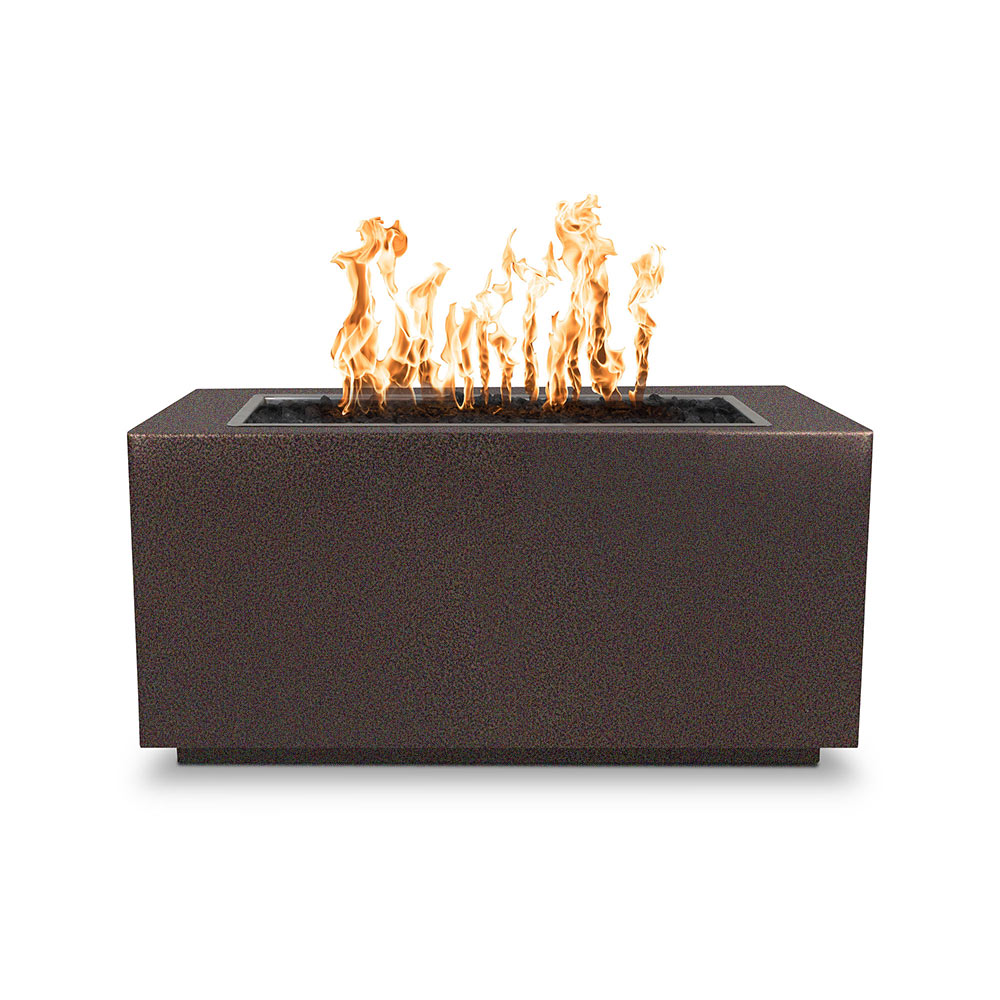 TOP Fires by The Outdoor Plus Pismo 60x24-Inch Linear Powder Coated Steel Gas Fire Pit