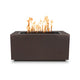 TOP Fires by The Outdoor Plus Pismo 60x24-Inch Linear Powder Coated Steel Gas Fire Pit