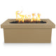 TOP Fires by The Outdoor Plus Ramona 60x24-Inch Linear Concrete Gas Fire Pit