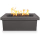 TOP Fires by The Outdoor Plus Ramona 60x24-Inch Linear Concrete Gas Fire Pit