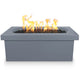 TOP Fires by The Outdoor Plus Ramona 60x24-Inch Linear Concrete Gas Fire Pit