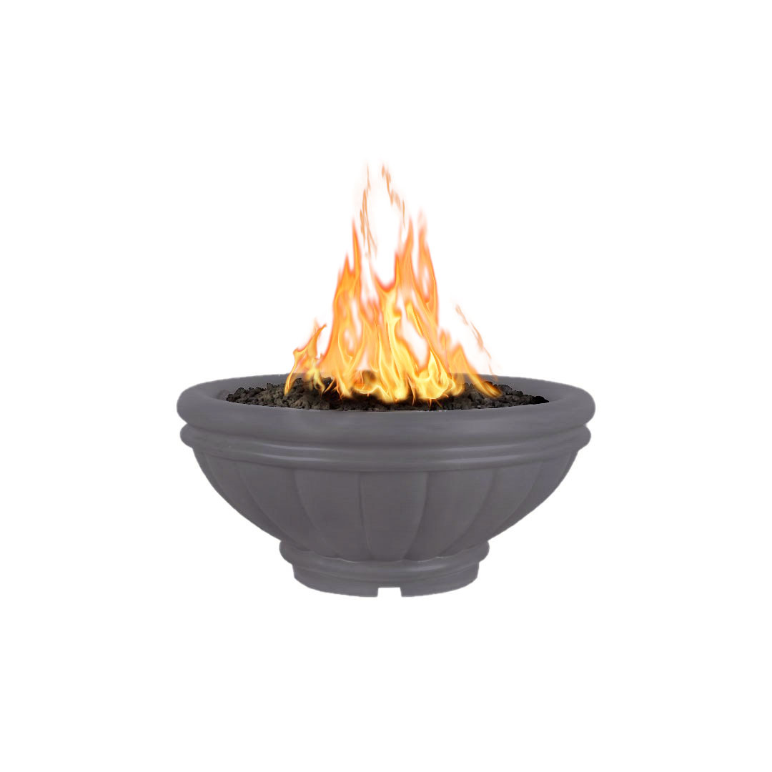 TOP Fires by The Outdoor Plus Roma Round Concrete Gas Fire Bowl